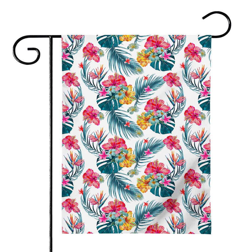 Aloha Hawaii Floral Pattern Print House Flag