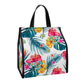 Aloha Hawaii Floral Pattern Print Insulated Lunch Tote