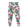 Aloha Hawaii Floral Pattern Print Jogger Pants