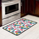 Aloha Hawaii Floral Pattern Print Kitchen Mat