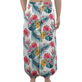 Aloha Hawaii Floral Pattern Print Lantern Pants