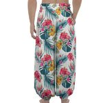 Aloha Hawaii Floral Pattern Print Lantern Pants