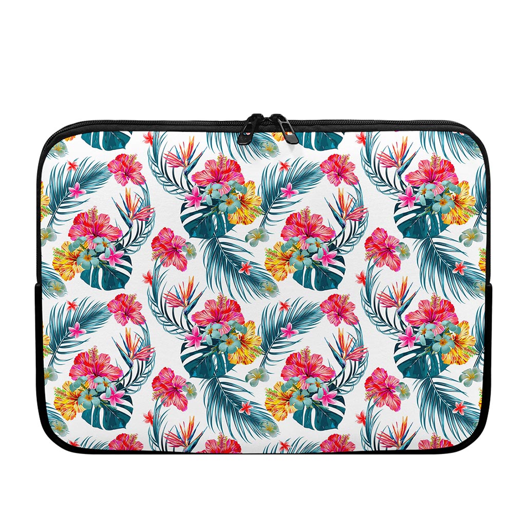Aloha Hawaii Floral Pattern Print Laptop Sleeve