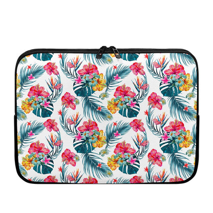 Aloha Hawaii Floral Pattern Print Laptop Sleeve