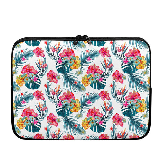 Aloha Hawaii Floral Pattern Print Laptop Sleeve