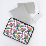 Aloha Hawaii Floral Pattern Print Laptop Sleeve