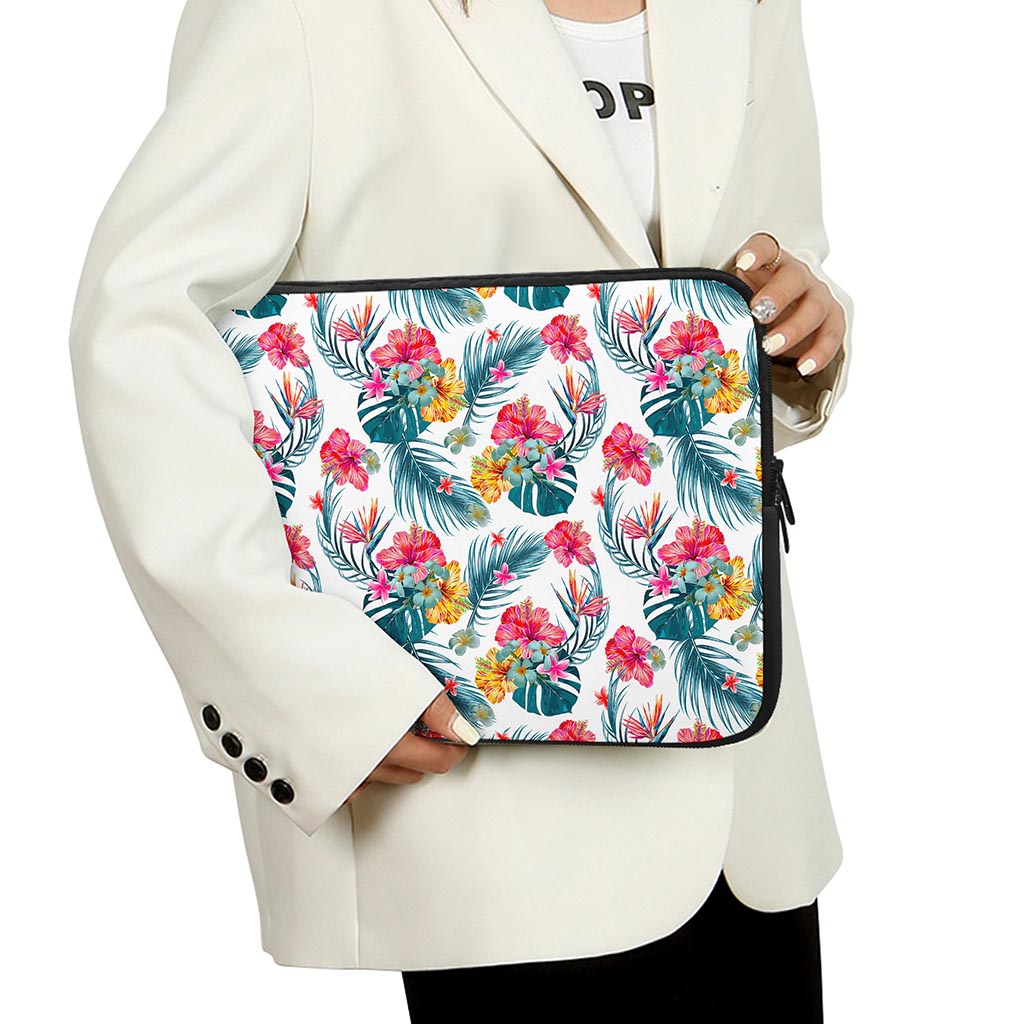 Aloha Hawaii Floral Pattern Print Laptop Sleeve