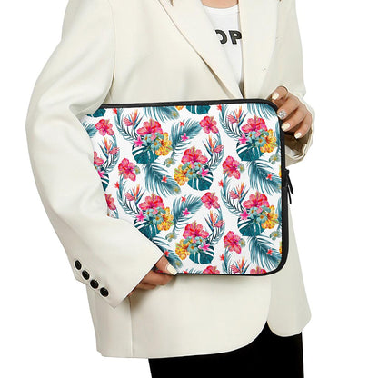 Aloha Hawaii Floral Pattern Print Laptop Sleeve