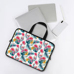 Aloha Hawaii Floral Pattern Print Laptop Sleeve With Handle