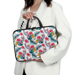 Aloha Hawaii Floral Pattern Print Laptop Sleeve With Handle