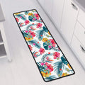 Aloha Hawaii Floral Pattern Print Long Kitchen Mat