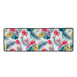 Aloha Hawaii Floral Pattern Print Long Kitchen Mat