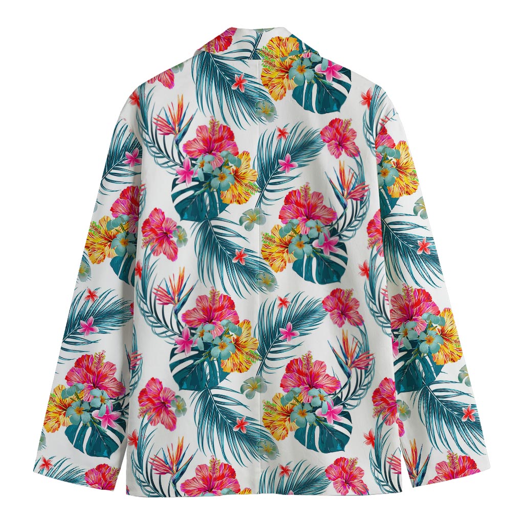 Aloha Hawaii Floral Pattern Print Men's Blazer