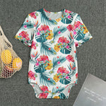 Aloha Hawaii Floral Pattern Print Men's Bodysuit
