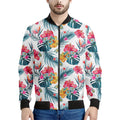 Aloha Hawaii Floral Pattern Print Men's Bomber Jacket