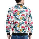 Aloha Hawaii Floral Pattern Print Men's Bomber Jacket