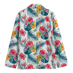 Aloha Hawaii Floral Pattern Print Men's Cotton Blazer