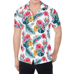 Aloha Hawaii Floral Pattern Print Men's Shirt