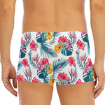 Aloha Hawaii Floral Pattern Print Men's Short Boxer Briefs