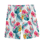 Aloha Hawaii Floral Pattern Print Men's Sports Shorts