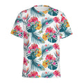 Aloha Hawaii Floral Pattern Print Men's Athletic T-Shirt