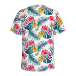 Aloha Hawaii Floral Pattern Print Men's Sports T-Shirt