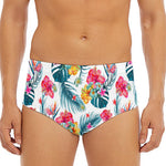 Aloha Hawaii Floral Pattern Print Men's Triangle Swim Briefs