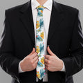 Aloha Hawaii Floral Pattern Print Necktie
