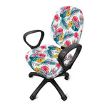 Aloha Hawaii Floral Pattern Print Office Chair Cover