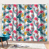 Aloha Hawaii Floral Pattern Print Pencil Pleat Curtains