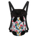Aloha Hawaii Floral Pattern Print Pet Carrier Backpack
