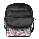 Aloha Hawaii Floral Pattern Print Rectangular Crossbody Bag