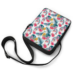 Aloha Hawaii Floral Pattern Print Rectangular Crossbody Bag