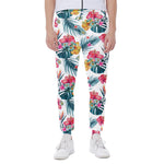 Aloha Hawaii Floral Pattern Print Scuba Joggers