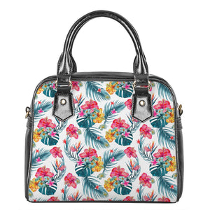 Aloha Hawaii Floral Pattern Print Shoulder Handbag