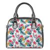 Aloha Hawaii Floral Pattern Print Shoulder Handbag