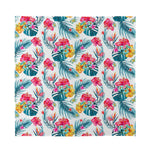 Aloha Hawaii Floral Pattern Print Silk Bandana