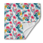 Aloha Hawaii Floral Pattern Print Silk Bandana