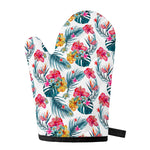 Aloha Hawaii Floral Pattern Print Single Oven Mitt
