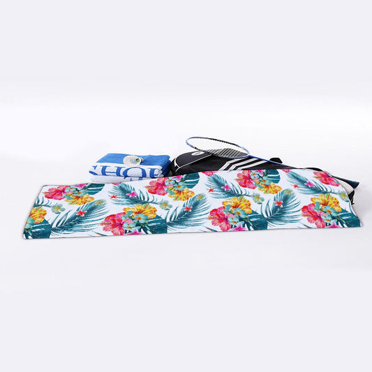 Aloha Hawaii Floral Pattern Print Sports Towel