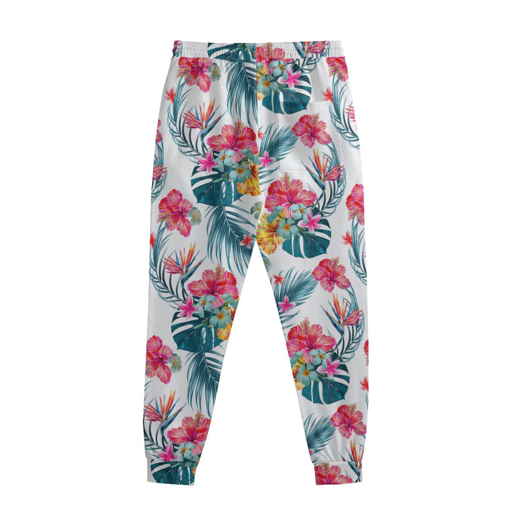 Aloha Hawaii Floral Pattern Print Sweatpants