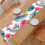 Aloha Hawaii Floral Pattern Print Table Runner