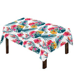 Aloha Hawaii Floral Pattern Print Tablecloth