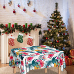 Aloha Hawaii Floral Pattern Print Tablecloth