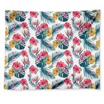 Aloha Hawaii Floral Pattern Print Tapestry