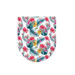 Aloha Hawaii Floral Pattern Print Toilet Lid Cover