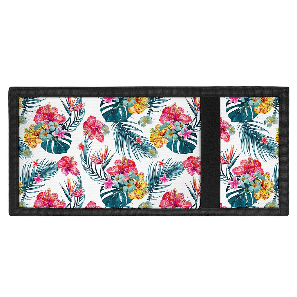Aloha Hawaii Floral Pattern Print Trifold Wallet