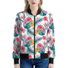 Aloha Hawaii Floral Pattern Print Women's Bomber Jacket