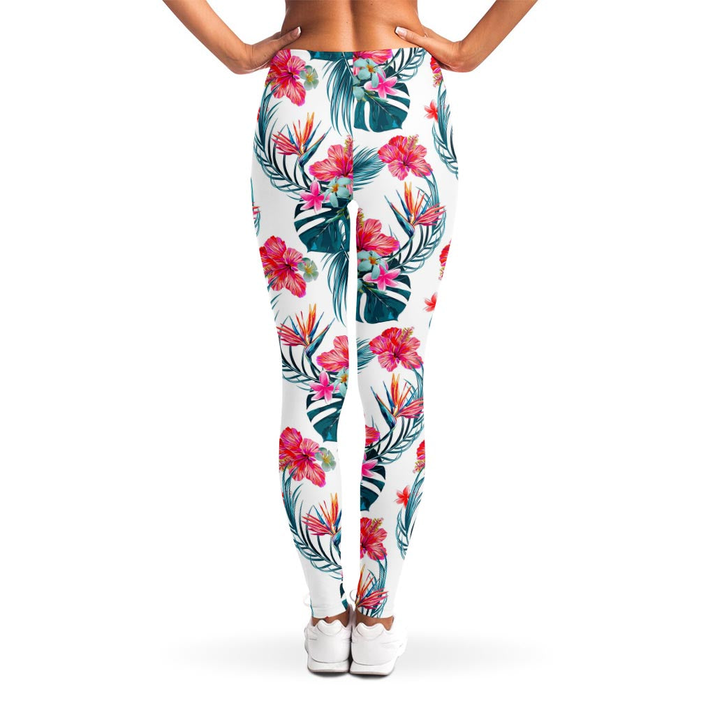 Aloha Hawaii Floral Pattern Print Women's Leggings