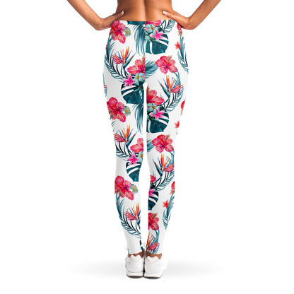 Aloha Hawaii Floral Pattern Print Women's Leggings